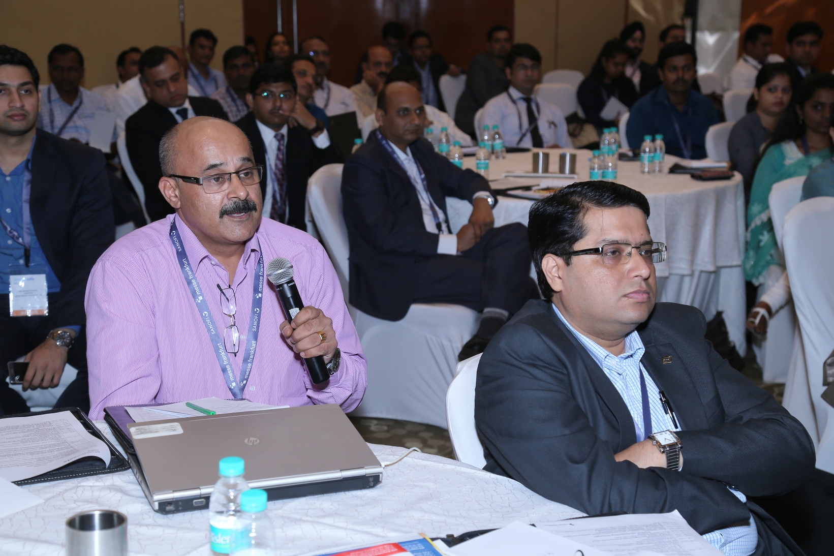 Attending the conference